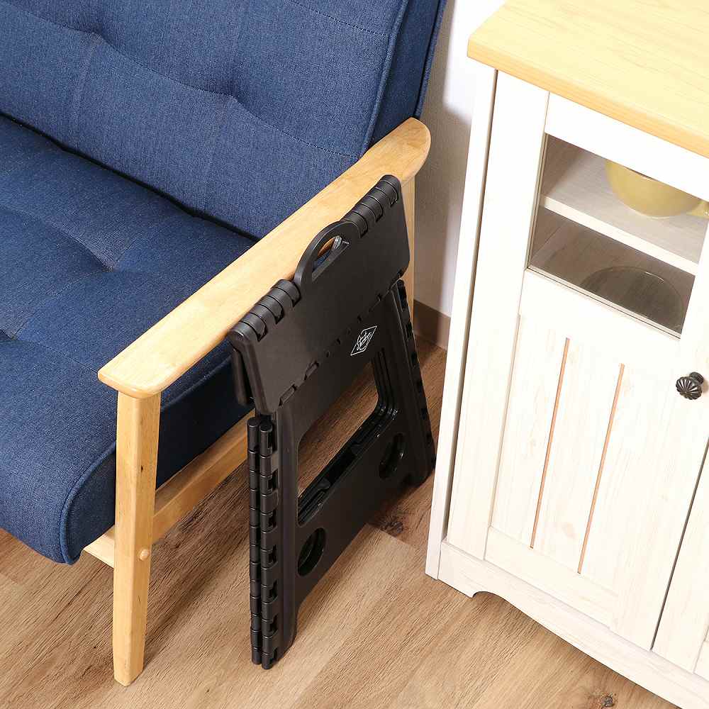 Folding Step Stool H39cm BK 86878