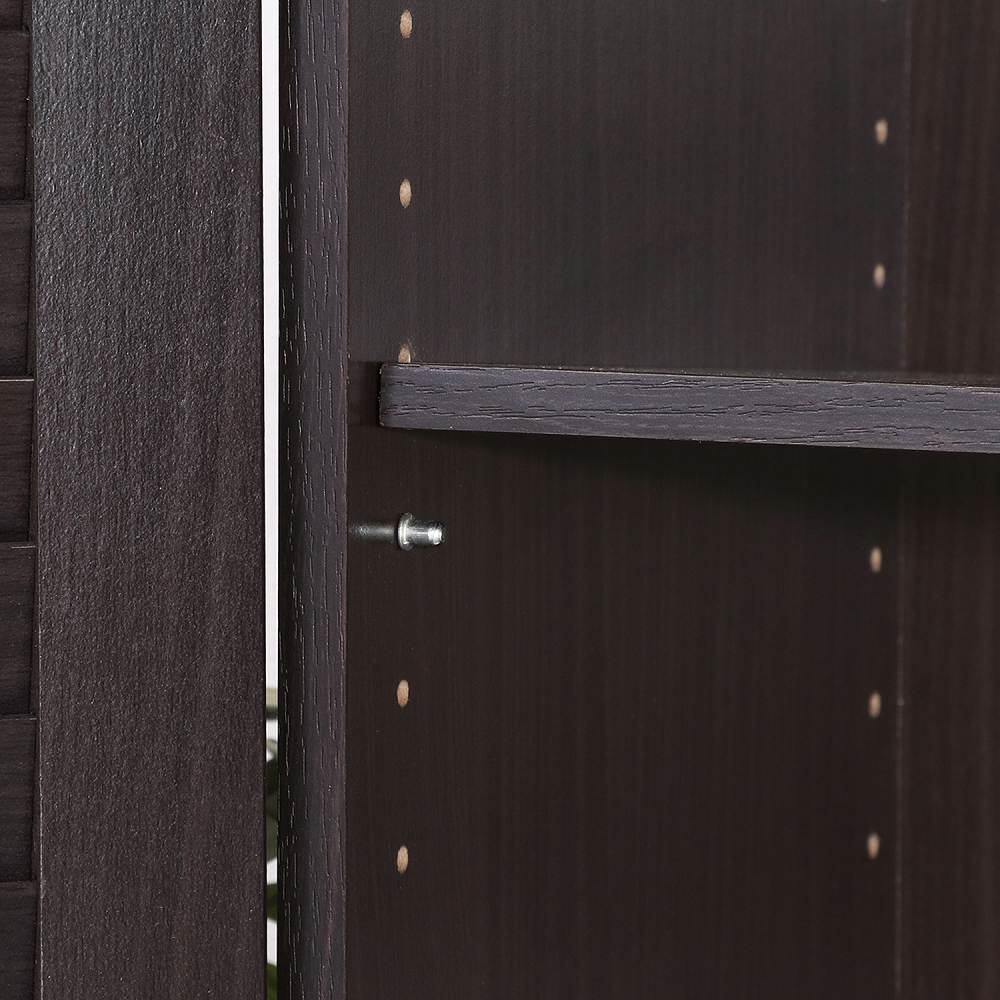 Louver & Mirror Shoe Box 90 Width Brown 86192