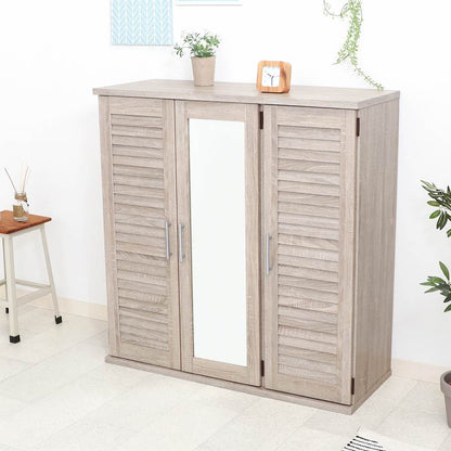Louver & Mirror Shoe Box 90 Width White 86193