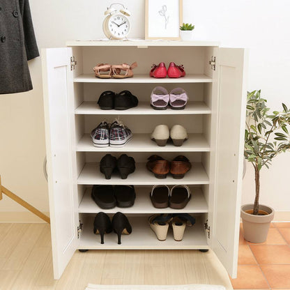 Shoe Rack White 86037