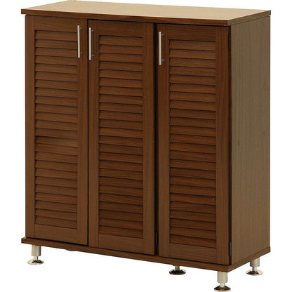 Louver Shoe Box Wide Brown 90483