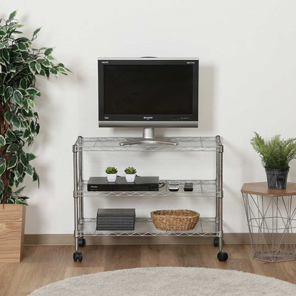 Metal TV Rack 3-Tier MTV-3CR 91784