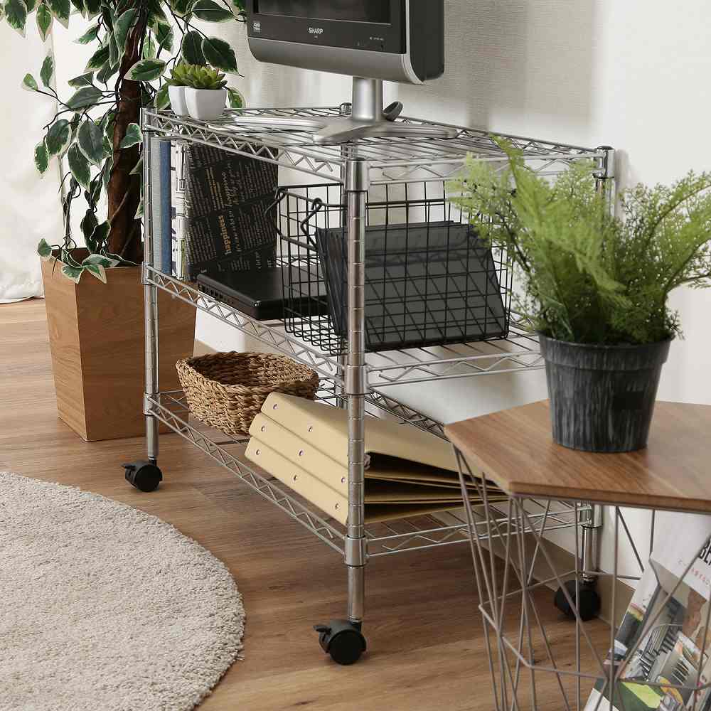 Metal TV Rack 3-Tier MTV-3CR 91784