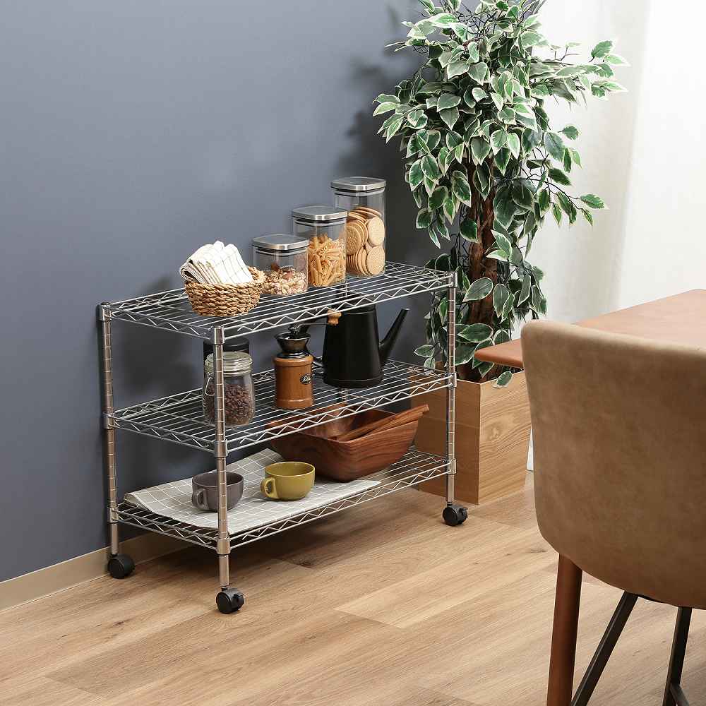 Metal TV Rack 3-Tier MTV-3CR 91784