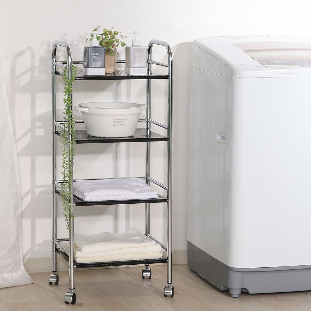 Multi Wagon 4-Tier BK/CR 93398