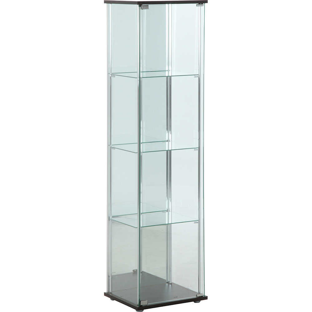 Glass Collection Case 4-Tier (With Back Mirror) 96046