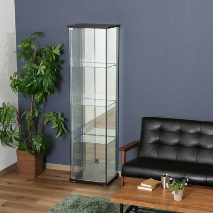 Glass Collection Case 4-Tier (With Back Mirror) 96046