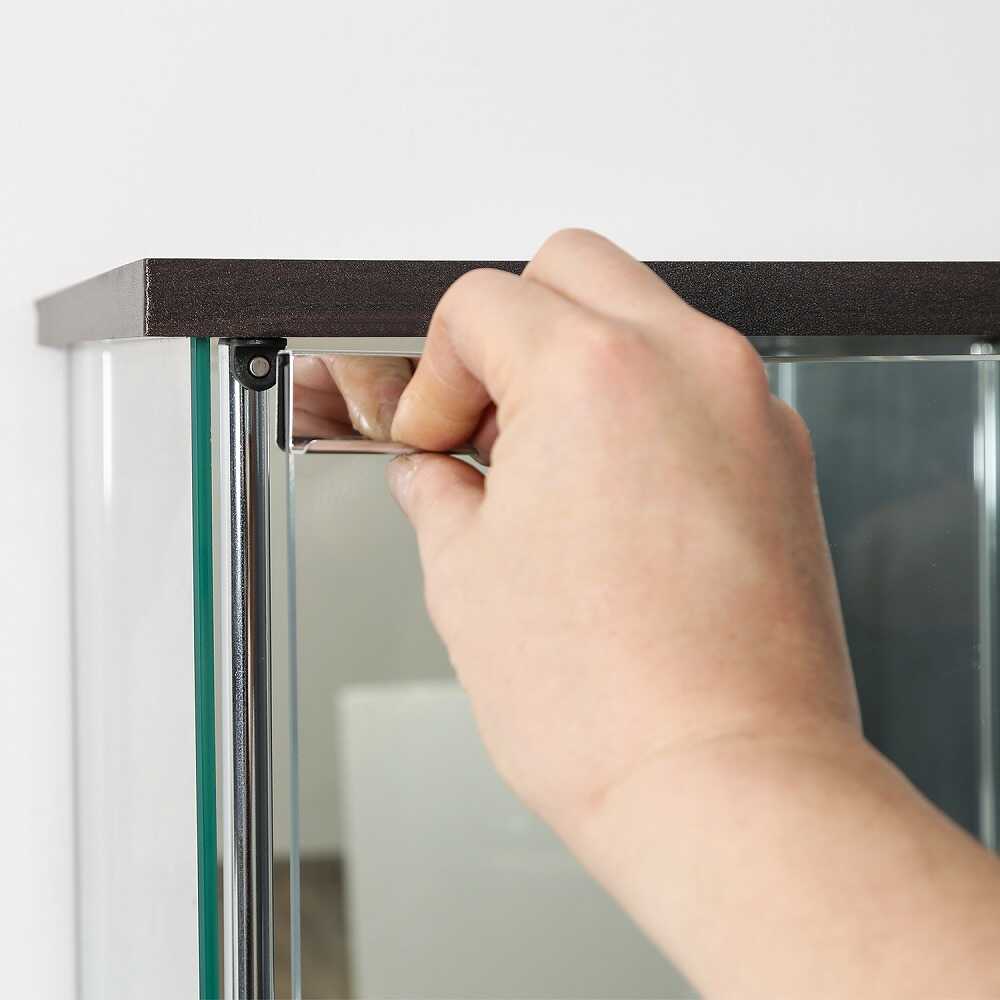 Glass Display Case 4-Tier (With Back Mirror) 96046