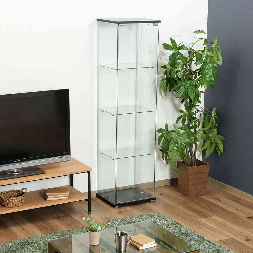 Glass Collection Case (Clear) 4-Tier 98880