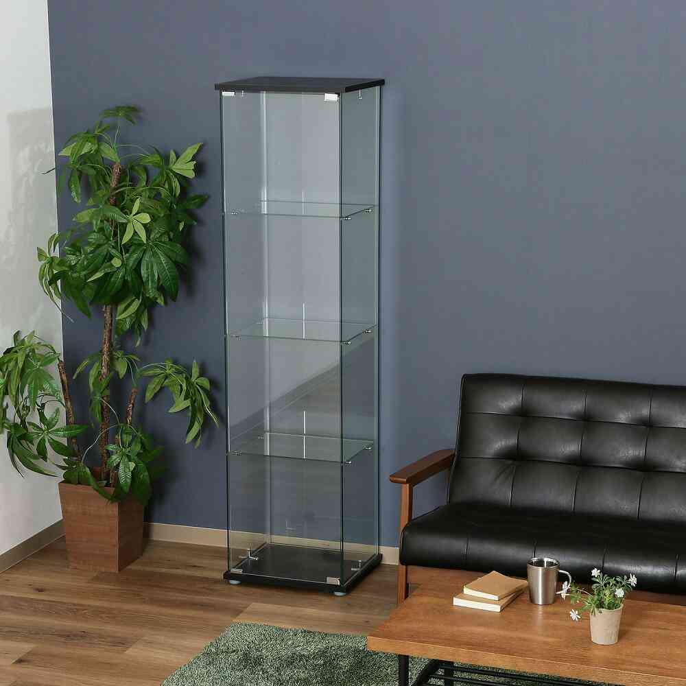 Glass Collection Case (Clear) 4-Tier 98880