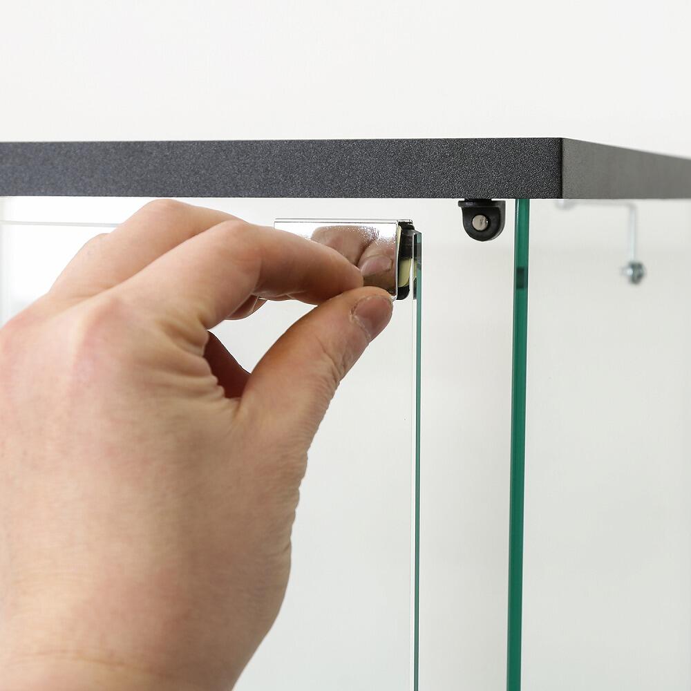 Glass Collection Case (Clear) 4-Tier 98880