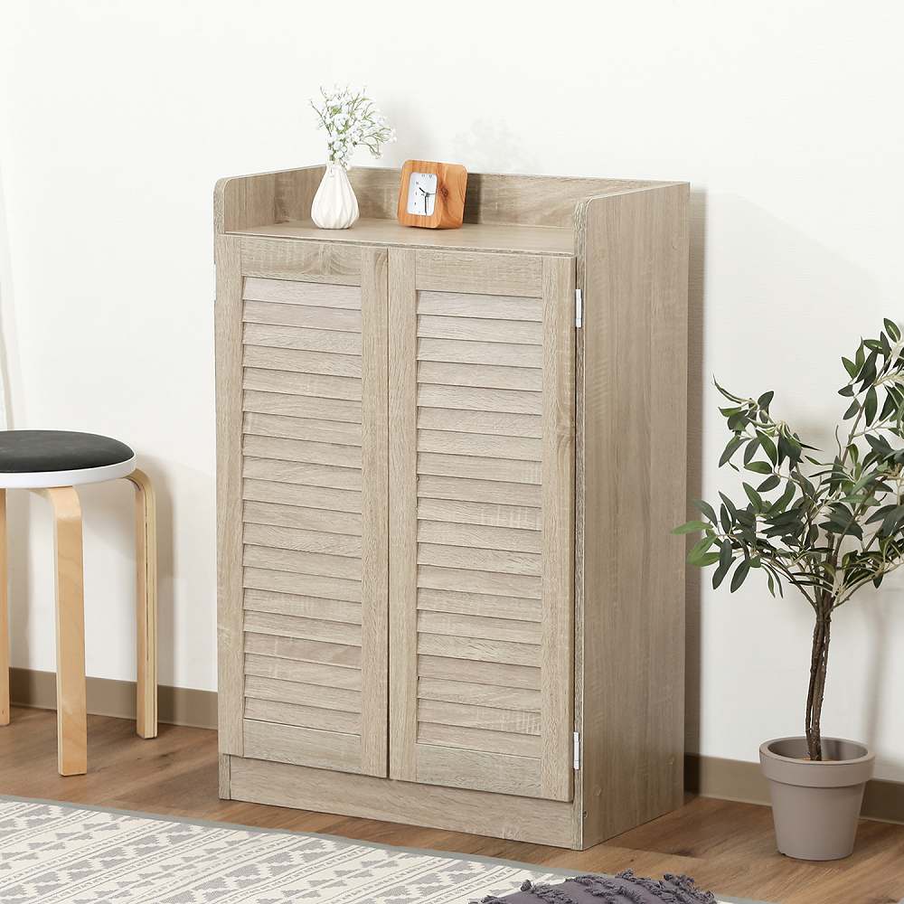 Louvered Shoe Box (Open Top) - White 98994