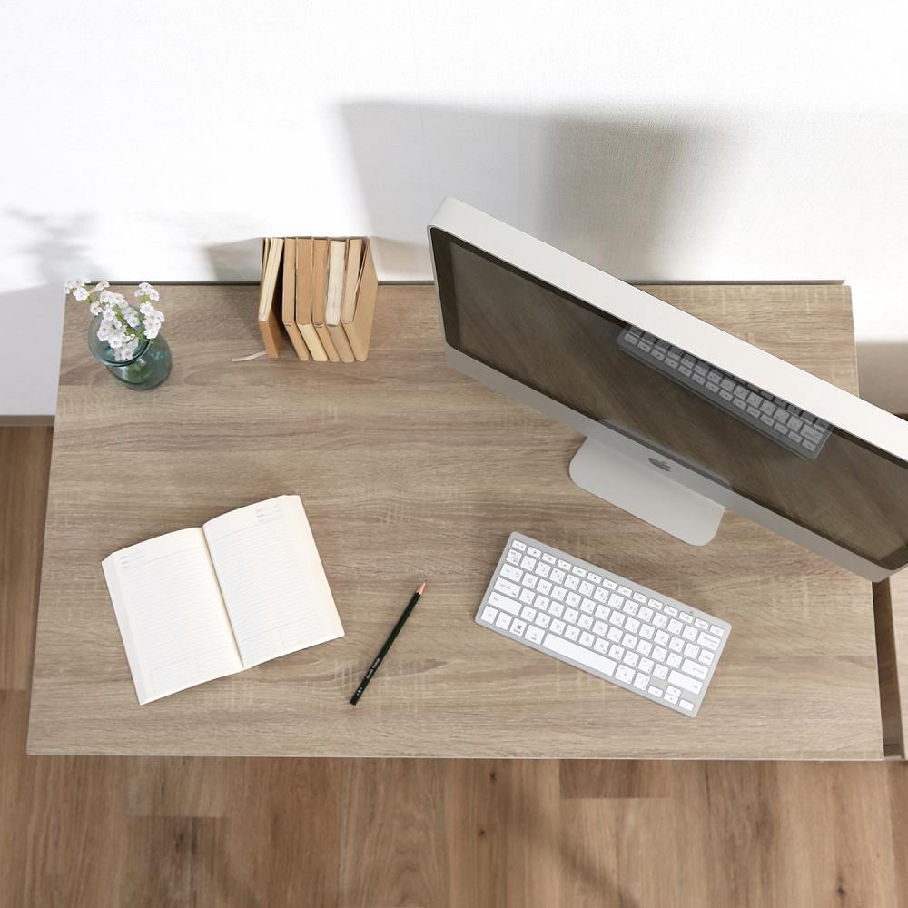 Desk Set of 2 White Oak 99256