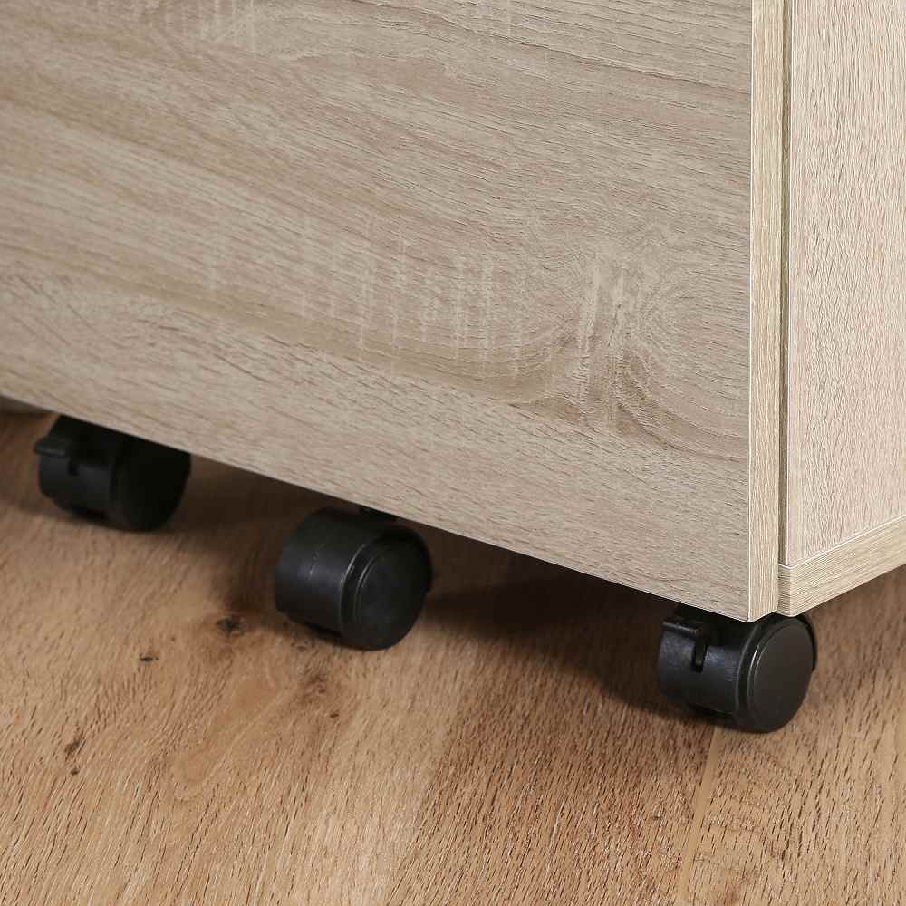 Desk Set of 2 White Oak 99256