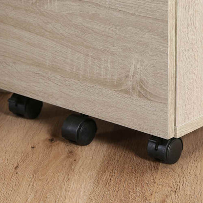 Desk Set of 2 White Oak 99256