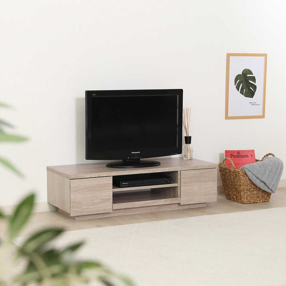 TV Board 100 Width White Oak 99264