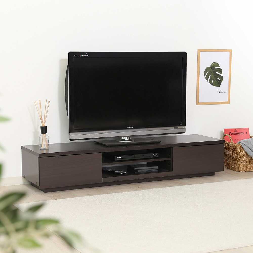 TV Board 150 Width Brown 99265