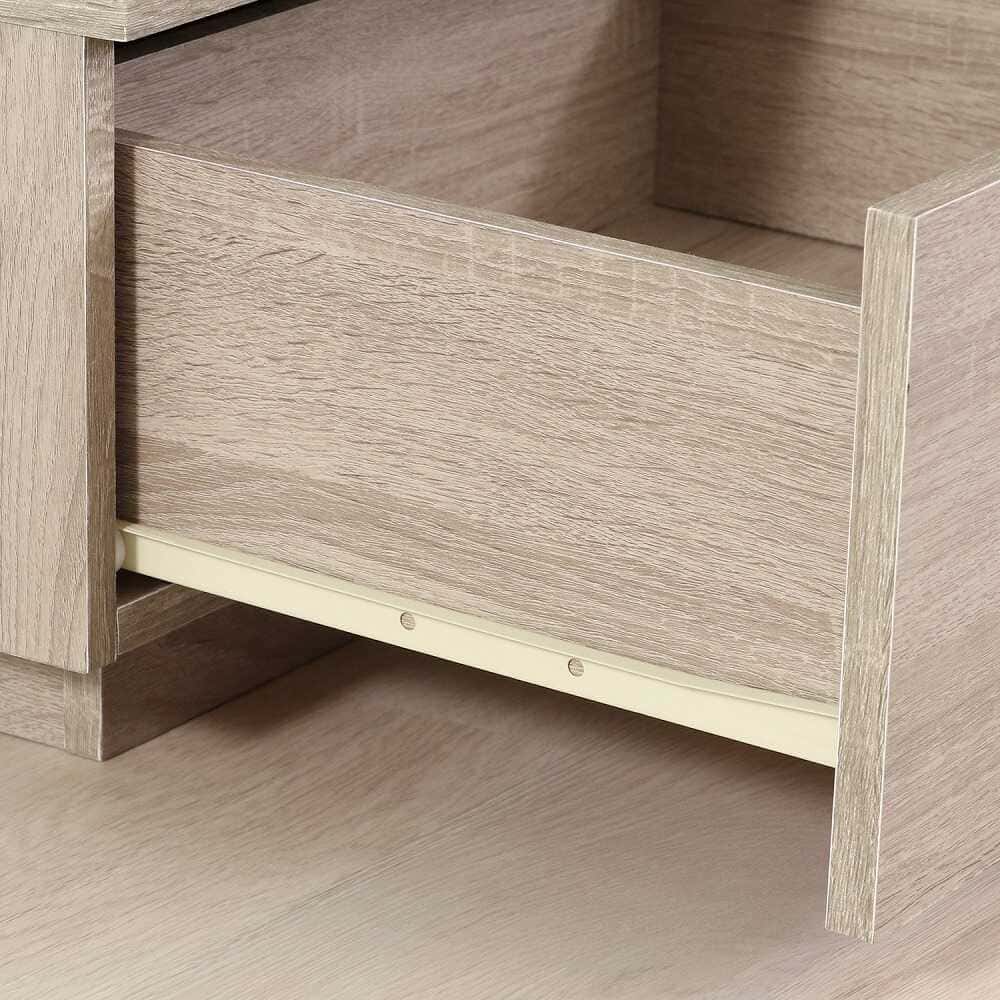 TV Board 150 Width White Oak 99266