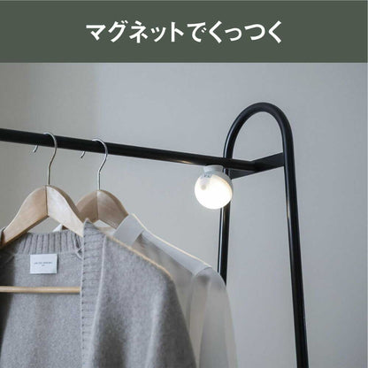 Musashi Palm-Sized Round Light Shabby Pink WSL-001SP