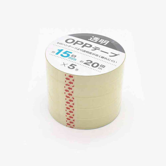 Sunnote OPP Tape 15mm x 20m 1451 5P