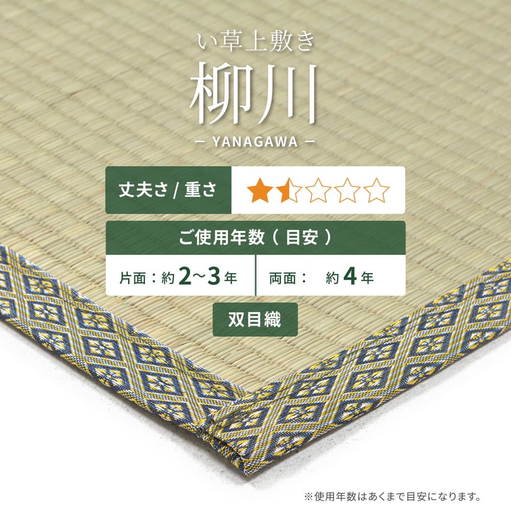 Igusa Carpet Yanagawa 3-Tatami Mat