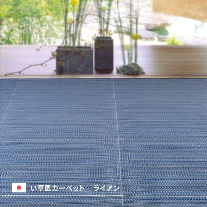Washable Igusa-style Carpet Ryan Edo Room 3 Tatami Brown