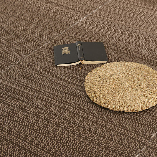 Washable Igusa-style Carpet Ryan, Edo 8-Tatami, Brown
