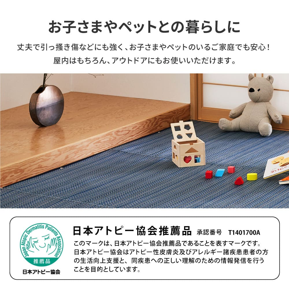 Washable Igusa-style Carpet Ryan Honma 10-tatami Brown