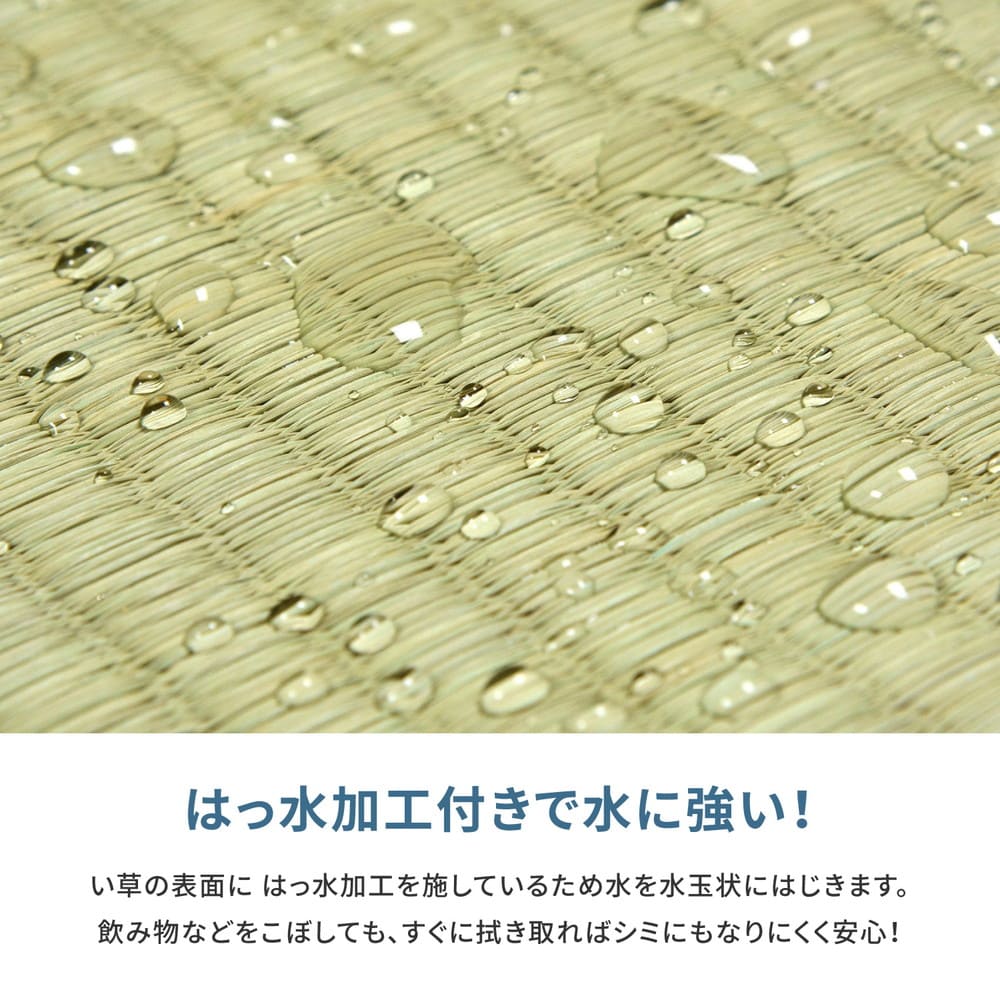 Free-Cut Backed Igusa Carpet Misuzu Edo 4.5-Tatami