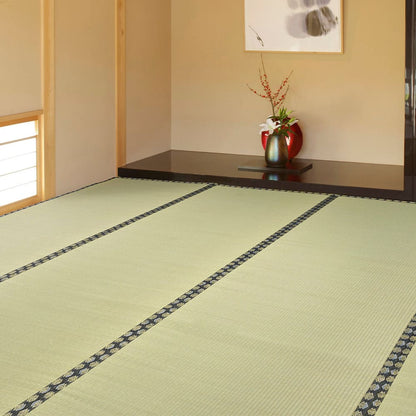 Free-Cut Backed Igusa Carpet Misuzu Edo 8-Tatami