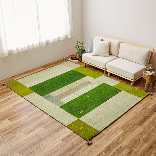 Gabbeh Rug GABBEH D11 Green 200×250cm