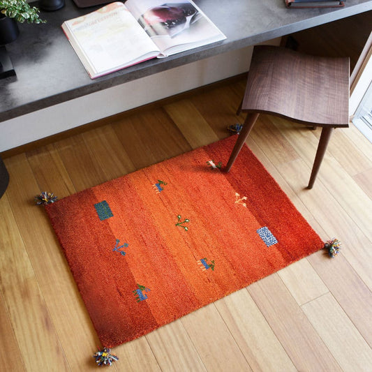 Gabbeh Mat GABBEH D16 Orange 45×75cm