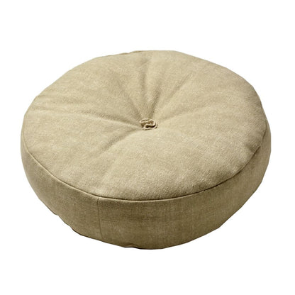 Color-Selectable Denim-Look Floor Round Cushion LBE