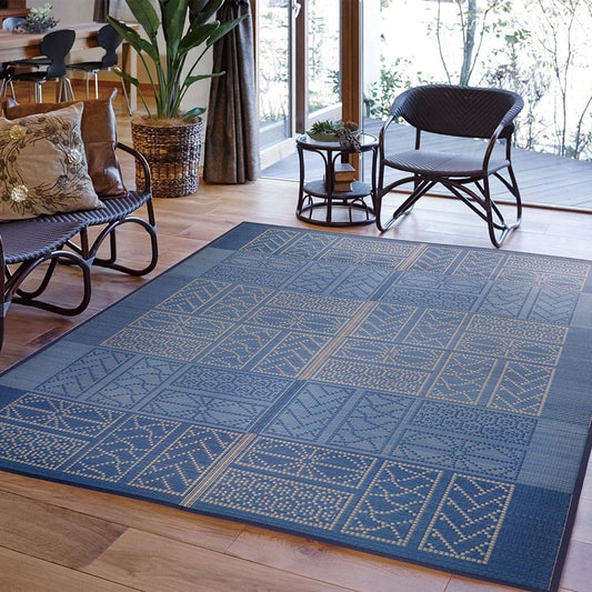Iga Grass Rug Ise Blue 176×176