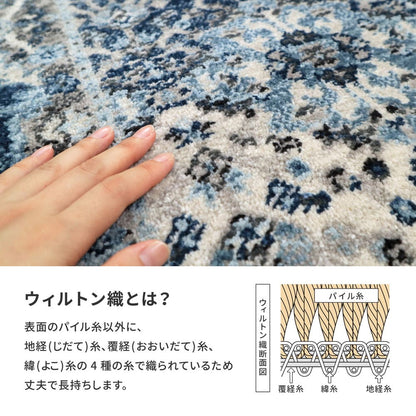 Turkish Wilton Woven Entrance Mat RAKKAS 70×125cm