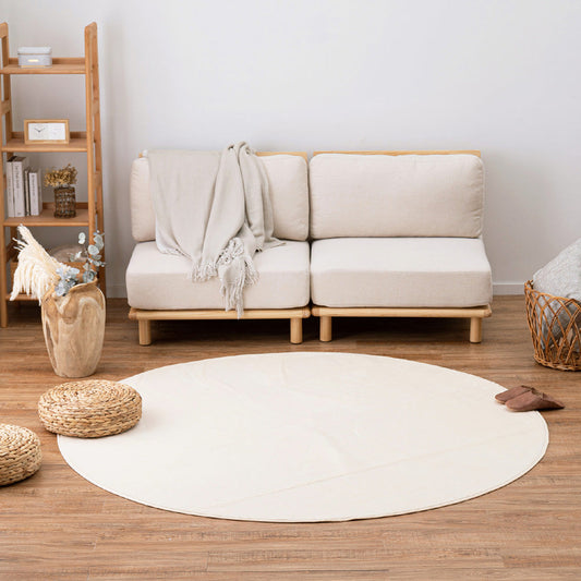 Meringue Touch Washable Compact Rug Ivory 185R