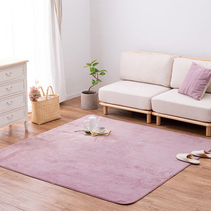 Meringue Touch Washable Compact Rug Pink 185x185