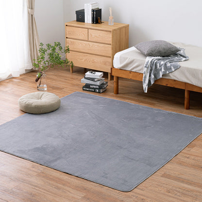 Washable Meringue Touch Compact Rug - Gray 185x185