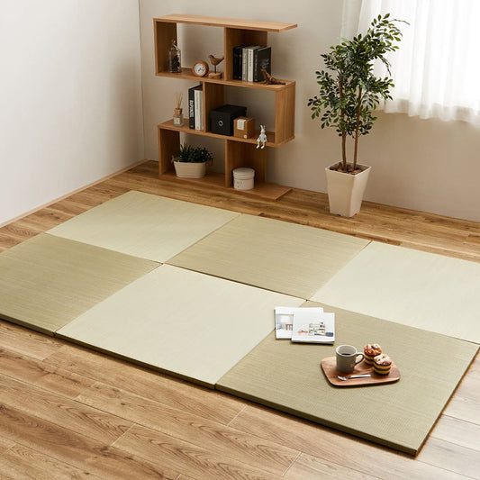Lightweight Tatami Mats Ayakawa Natural 6-Piece Set
