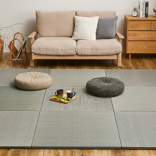 Lightweight Tatami Mats Ayakawa Blue 9-Piece Set