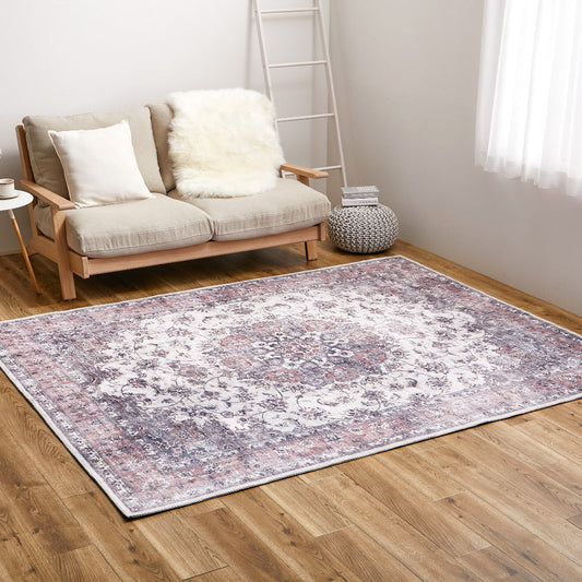 Antique Carpet Style Printed Rug Cameo Pink 190×240