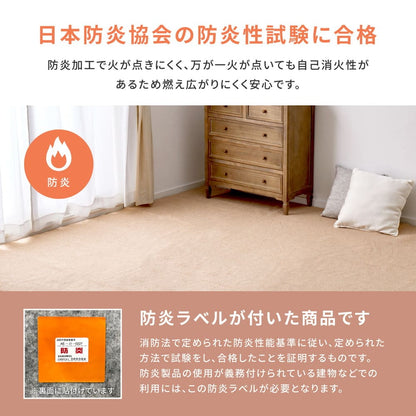 Flame Retardant Woven Carpet, Moen, Edo Room 6 Tatami, Gray