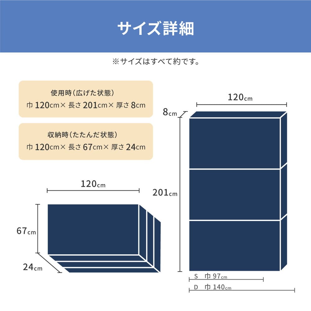 Point-Support Mattress, Semi-Double