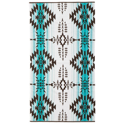 100% Cotton Towel Blanket, Native Pattern, Fel