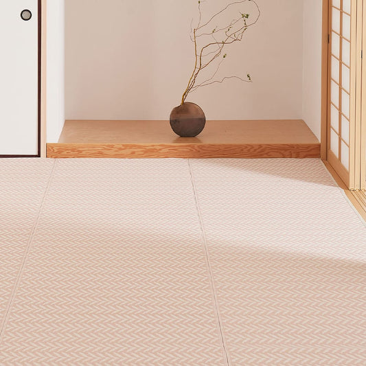 Washable Igusa-style Carpet Pasurash Edo Room 3 Tatami Pink