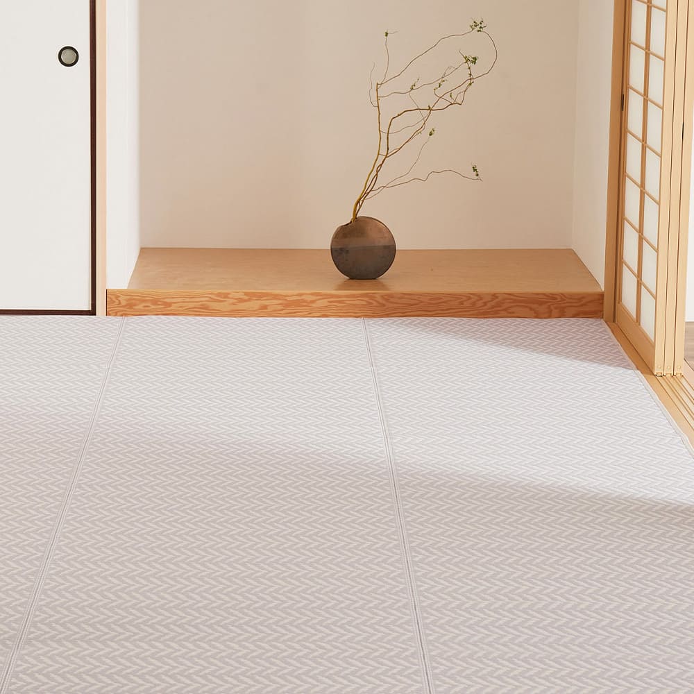 Washable Igusa-style Carpet Pasurash Edo Room 4.5 Tatami Purple