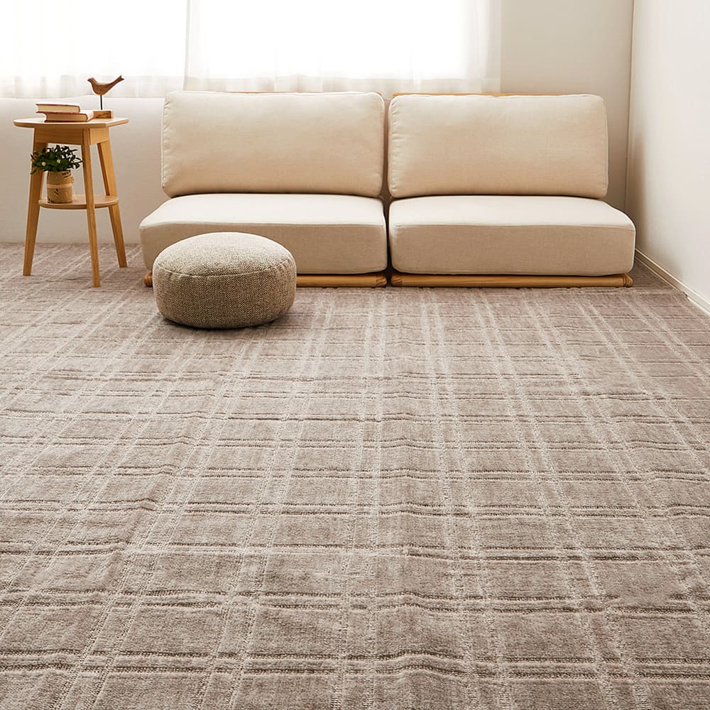 Antibacterial and Odor-Resistant Flat Woven Carpet Shion Honma 4.5 Tatami Gray