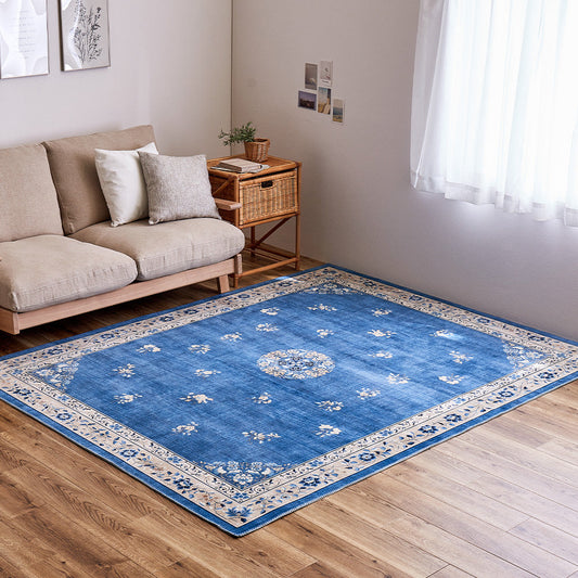 Chinoiserie Design Rug Muguet 190×240cm Blue