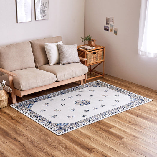 Chinoiserie Design Rug Muguet 130×190cm Ivory