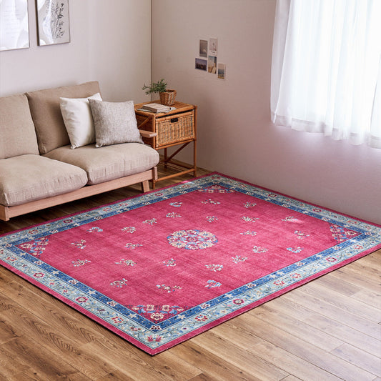 Chinoiserie Design Rug Muguet 190×240cm Pink